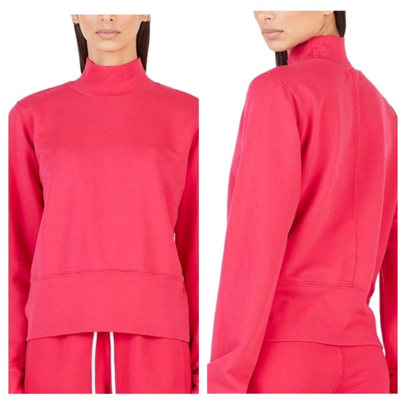 Cotton Citizen Tops - Cotton Citizen Milan High Neck Sweatshirt Size XS